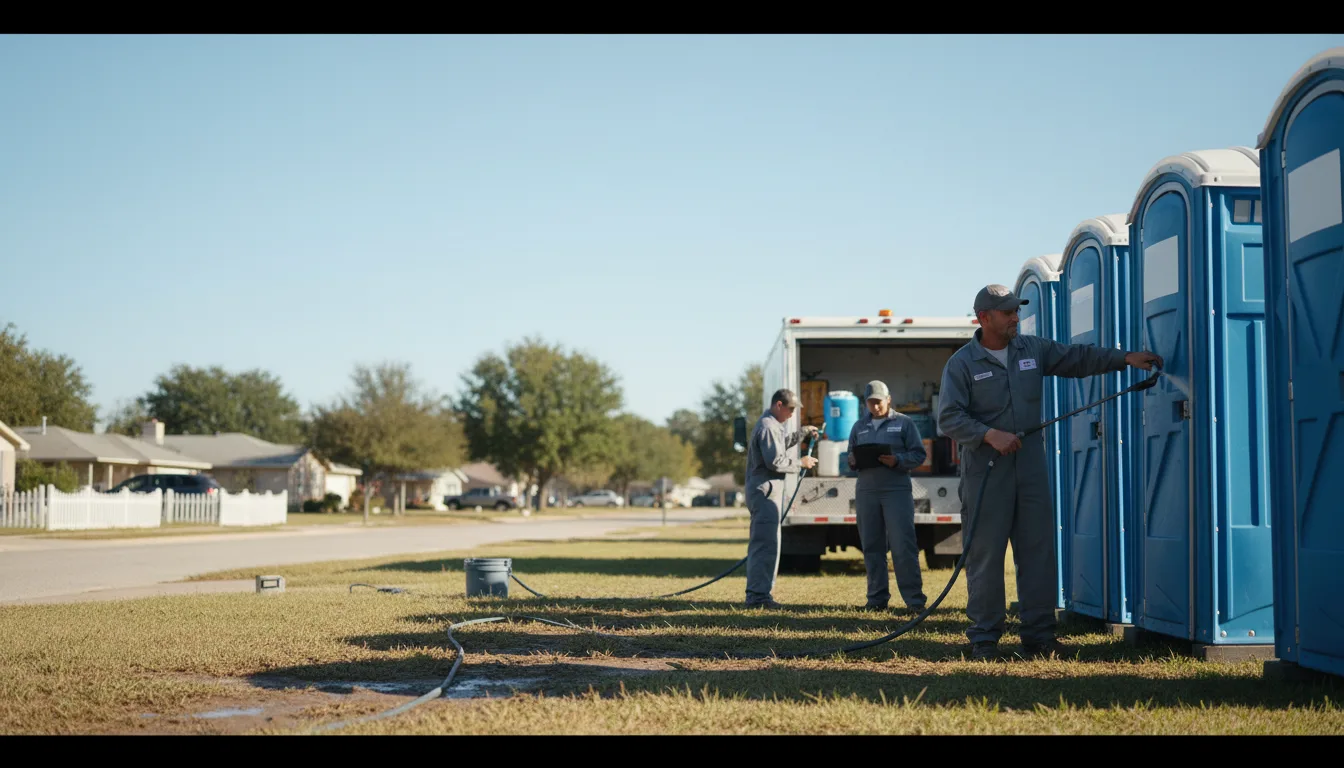 Long-Term Portable Toilet Rental in Timpson, TX near me